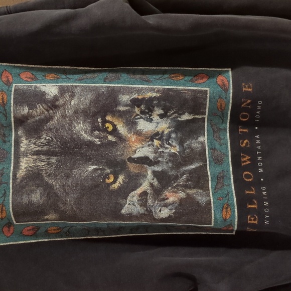Abercrombie Wolf Sweatshirt Crewneck - Picture 2 of 4